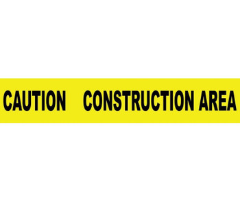 Tape - Barricade - Caution Construction Area - 3 Mil 3"X1000' - PT3