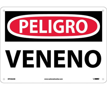 Peligro - Veneno - 10X14 - .040 Alum - SPD463AB