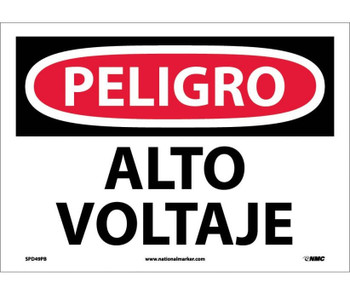 Peligro - Alto Voltaje - 10X14 - PS Vinyl - SPD49PB