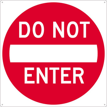 Do Not Enter - 24X24 - .040 Alum Sign - TM132A