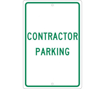 Contractor Parking - 18X12 - .063 Alum - TM50H