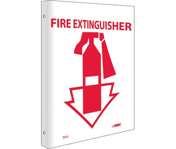 Fire Extinguisher - Flanged - 10X8 - Rigid Plastic - TV12