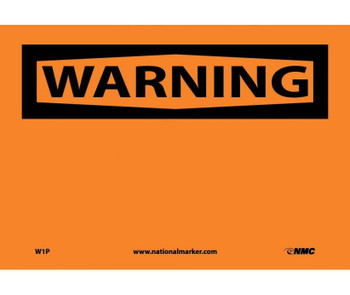 Warning: (Header Only) - 7X10 - PS Vinyl - W1P