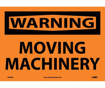 Warning: Moving Machinery - 10X14 - PS Vinyl - W400PB