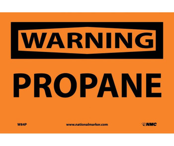 Warning: Propane - 7X10 - PS Vinyl - W84P