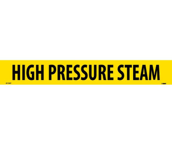Pipemarker - PS Vinyl - High Pressure Steam - 2X14 1 1/4" Cap Height - A1132Y