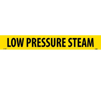 Pipemarker - PS Vinyl - Low Pressure Steam - 2X14 1 1/4" Cap Height - A1156Y