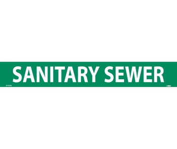 Pipemarker - PS Vinyl - Sanitary Sewer - 2X14 1 1/4" Cap Height - A1223G