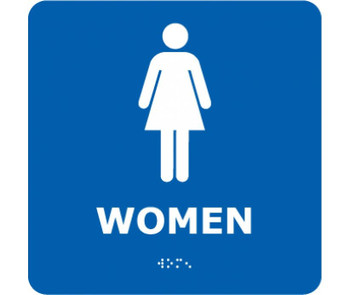 Ada - Braille - Women - Blue - 8X8 - ADA2WBL