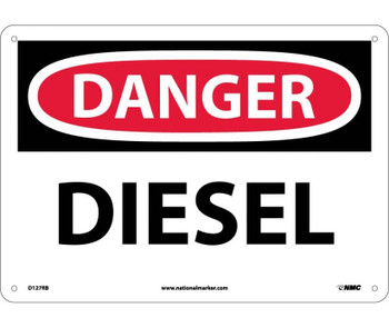 Danger: Diesel - 10X14 - Rigid Plastic - D127RB