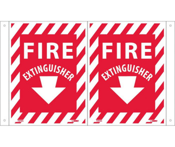 Fire Extinguisher - (Dbl Faced Flanged) - 12X9 - .040 Alum - FXFMA