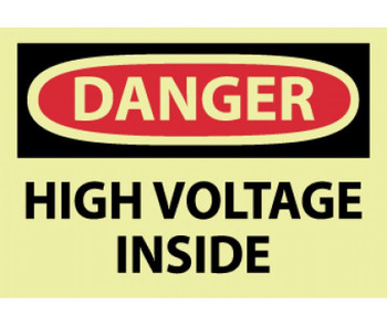 Danger: High Voltage Inside - 3X5 - PS Vinylglow - Pack of 5 - GD290AP