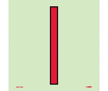 Imo - Symbol - Main Vertical Zone - 6X6 - Glow Rigid Laminated - IMO140R