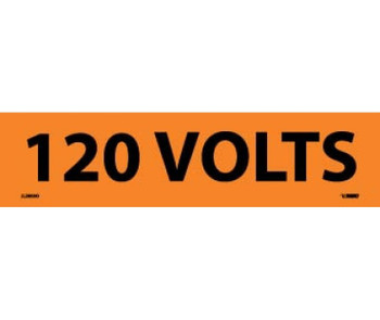 Voltage Marker - PS Vinyl - 120 Volts - 2X9 - 72/Roll - J2003O