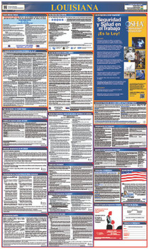 Labor Law Poster - Louisana (Spanish) -State And Federal - LLPS-LA