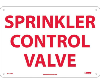 Fire - Sprinkler Control Value - 10X14 - Rigid Plastic - M122RB