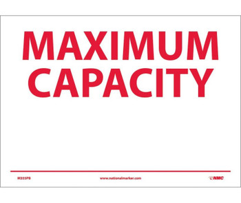 Maximum Capacity - 10X14 - PS Vinyl - M355PB