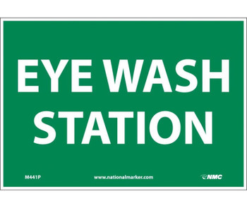 Eye Wash Station 7X10 Ps Vinyl