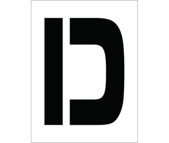 Stencil - Letter D - 12" - PMC12-D