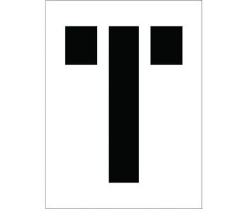 Stencil - Letter T - 12" - PMC12-T