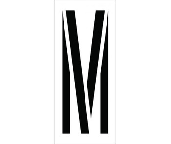Stencil - Letter M - 24" - PMC24-M