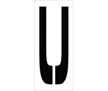 Stencil - Letter U - 24" - PMC24-U