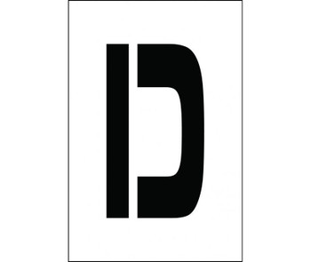 Stencil - Letter D - 4" - PMC4-D