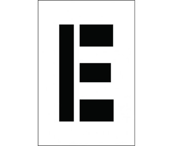 Stencil - Letter E - 4" - PMC4-E