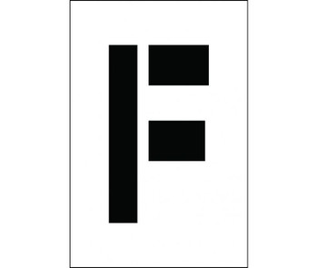 Stencil - Letter F - 4" - PMC4-F