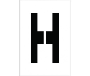 Stencil - Letter H - 4" - PMC4-H