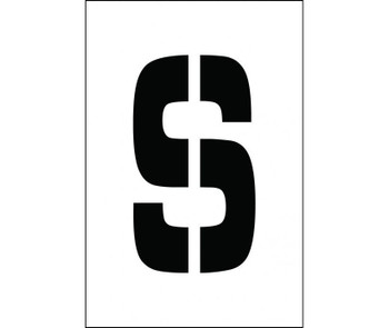 Stencil - Letter S - 4" - PMC4-S