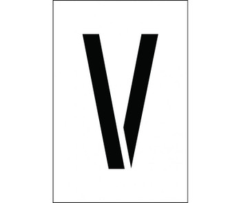 Stencil - Letter V - 4" - PMC4-V