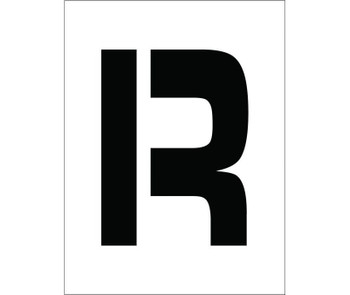 Stencil - Letter R - 8" - PMC8-R