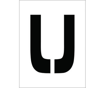 Stencil - Letter U - 8" - PMC8-U