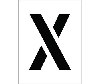 Stencil - Letter X - 8" - PMC8-X