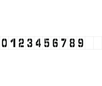 Stencil - Number Set - 0-9 - 4" - PMN4