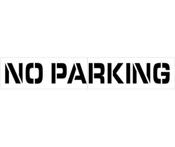 Stencil - Parking Lot - No Parking - 8 X 67 - PMS46