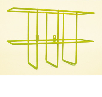 Wire Basket Yellow Rack 2 3/16" Holes Pvc Coat 13 7/8" X 5" X 9"