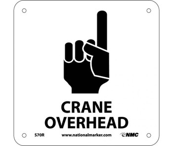 Crane Overhead (W/ Graphic) - 7X7 - Rigid Plastic - S70R