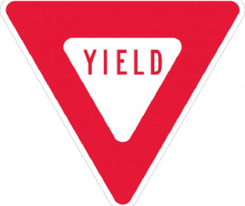 Yield - 30X30 Triangle - .080 Hip Ref Alum - TM124K