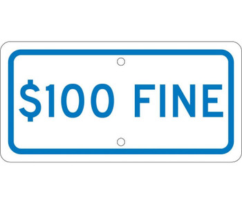 $100 Fine - 6X12 - .063 Alum - TMA7H