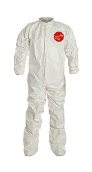 DuPont Tychem 4000 White Coverall - SL121T WH