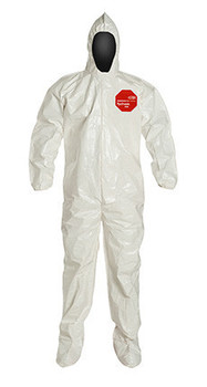 DuPont Tychem 4000 White Coverall - SL122B WH