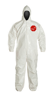 DuPont Tychem 4000 White Coverall - SL127B WH