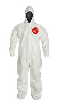 DuPont Tychem 4000 White Coverall - SL127T WH