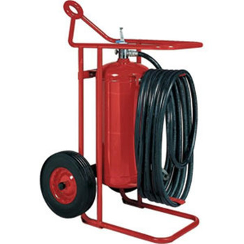 Badger 125 lb ABC Wheeled Stored Pressure Fire Extinguisher, 50' Hose - 20653