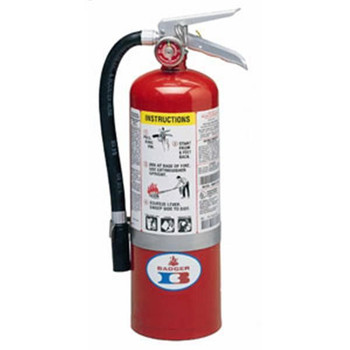 Badger Standard 5 lb ABC Fire Extinguisher w/ Wall Hook - 22435