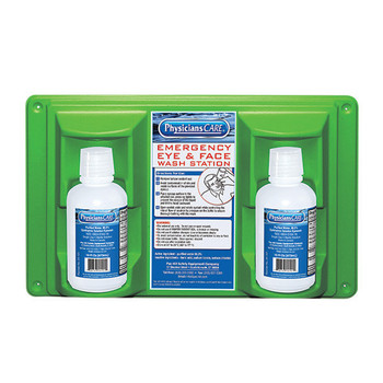 Eyewash Station, Double Bottle, 16 oz, 1/Each - 24102