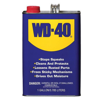 WD-40 Bulk Liquid (CARB Compliant), 1 gal Jug, 4/Pkg  - 490118