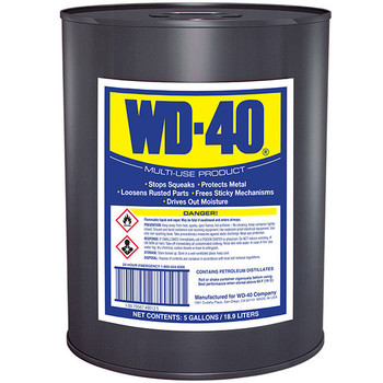 WD-40 Bulk Liquid (CARB Compliant), 5 gal Pail, 1/Each - 49012